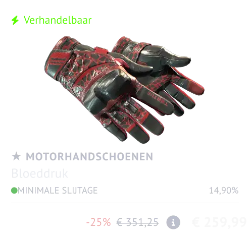 Moto-handschoenen _ Blood